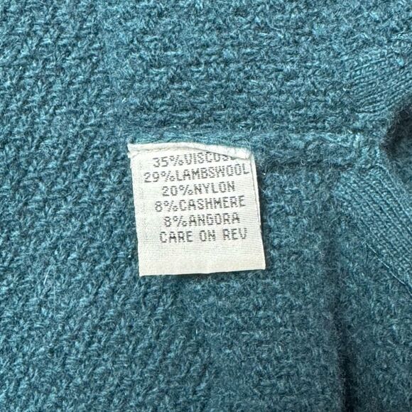 Bryn Walker Cashmere Blend Cowl Neck Pocket Poncho size S - Picture 4 of 6